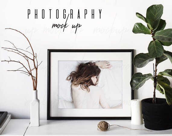 Frame Mockup Horizontal Frame Mockup Digital Mockup Interior Mockup