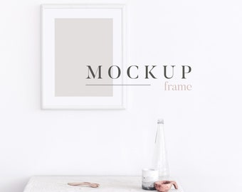 8x10 White Frame Mockup, Mockup Frame, Frame Mock Up, Poster Frame, Frame Mockups, Stock Photos, Simple Frame Mockup, Print Mockup