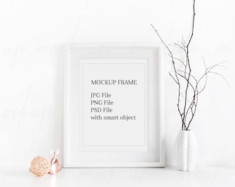 White Frame Mockup, Product Mockup, Poster Mock Up, Stock Photos, Mockup Frame, White Frame Mock Up, Minimalist Frame Mockup, Digital Mockup