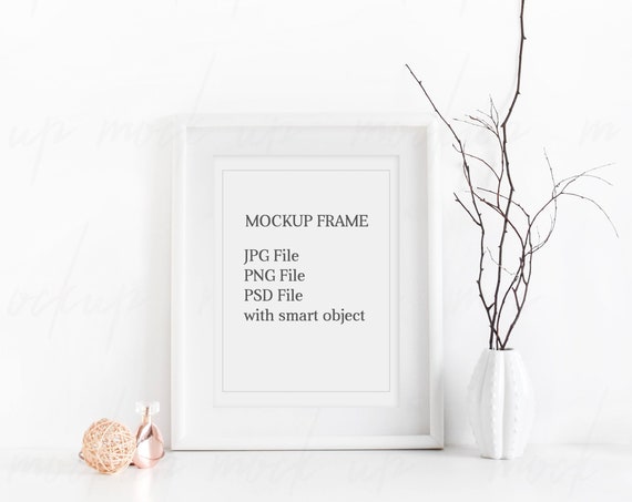 White Frame Mockup Product Mockup Poster Mock Up Stock White Frame Mockup Product Mockup Poster Mock Up Stock
