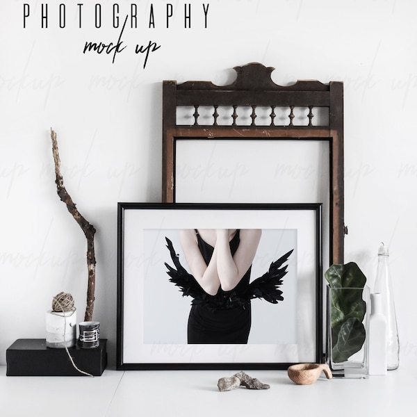 Mockup Frame Landscape, Frame Mockup, Print Mockup, Poster Mockup, Instant Download, Stock Photos, Styled Photography, Digital Frame