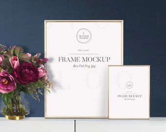 8x10 Frame mockup, Frame Mockup Bundle, Mockup Frame, Gold Frame Mockup, Gallery Wall Mockup, Frame Mockup Set, Modern Mockup, Psd Mockup