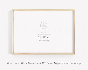 Digital Frame For Posters Gold Metallic Mockup Frame Frame Mockup Stock Photo 8x10 Gold Frame Mock Up