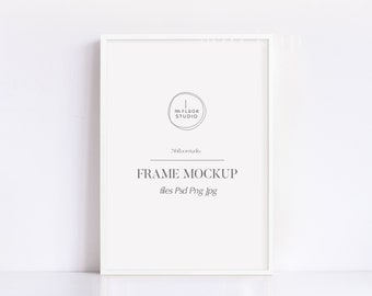 Frame Mockup A4, White Frame Mockup, Poster Mockup, Frame Mock Up, Digital Frame, Minimalist, Mockup Psd, A4 Mockup, Mockup Frame