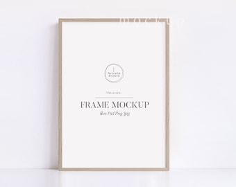 Rahmen Mockup A4, Holzrahmen Mockup, Poster Mockup, Rahmen MockUp, Digitaler Rahmen, Minimalistisch, Mockup psd, A4 Rahmen Mockup, Mockup Rahmen