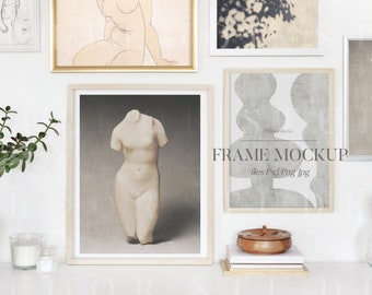 Frame Mockup, Gallery Wall Mock Up, Poster Mockup, Minimalist, Mockup Frame, Room Mockup, Print Mockup, Mockup Frame Set, Styled Stock Photo