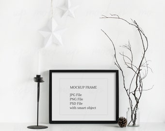 Download Christmas Frame Mockup Horizontal Frame Mockup Poster Mock Up Xmas Styled Stock Photography Mockup Frame Frame Mock Up Xmas Stock 200 Great Mockup Photos Free Stock Photos PSD Mockup Templates