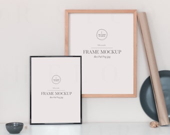 Frame Mockup Psd, Interior Mockup, Poster Mockup, Frame Mock Up Digital Download