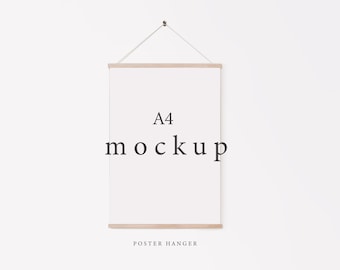 Frame Mockup A4, Frame Mock Up, Poster Hanger Mockup, Minimalist Print Mockup, A4 Mockup Frame, Frame Mock Ups, Simple Mockup