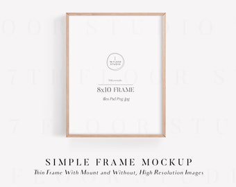 Mockup Frame, 8x10 Frame Mockup, Minimalist Frame Mockup, Picture Frame Mockup, Styled Stock Photo, Digital Mockup,8x10 Mockup