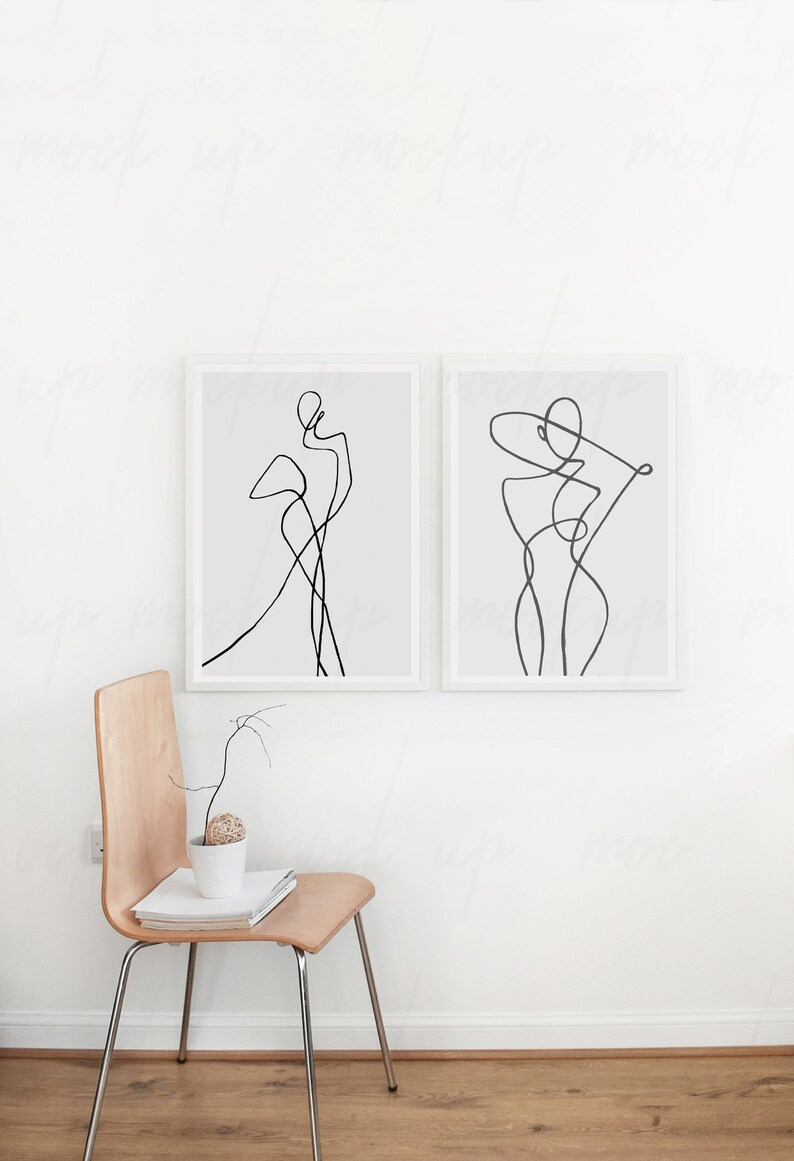 Download White Frame Mockup Mockup Wall Art Gallery Stock Photos | Etsy