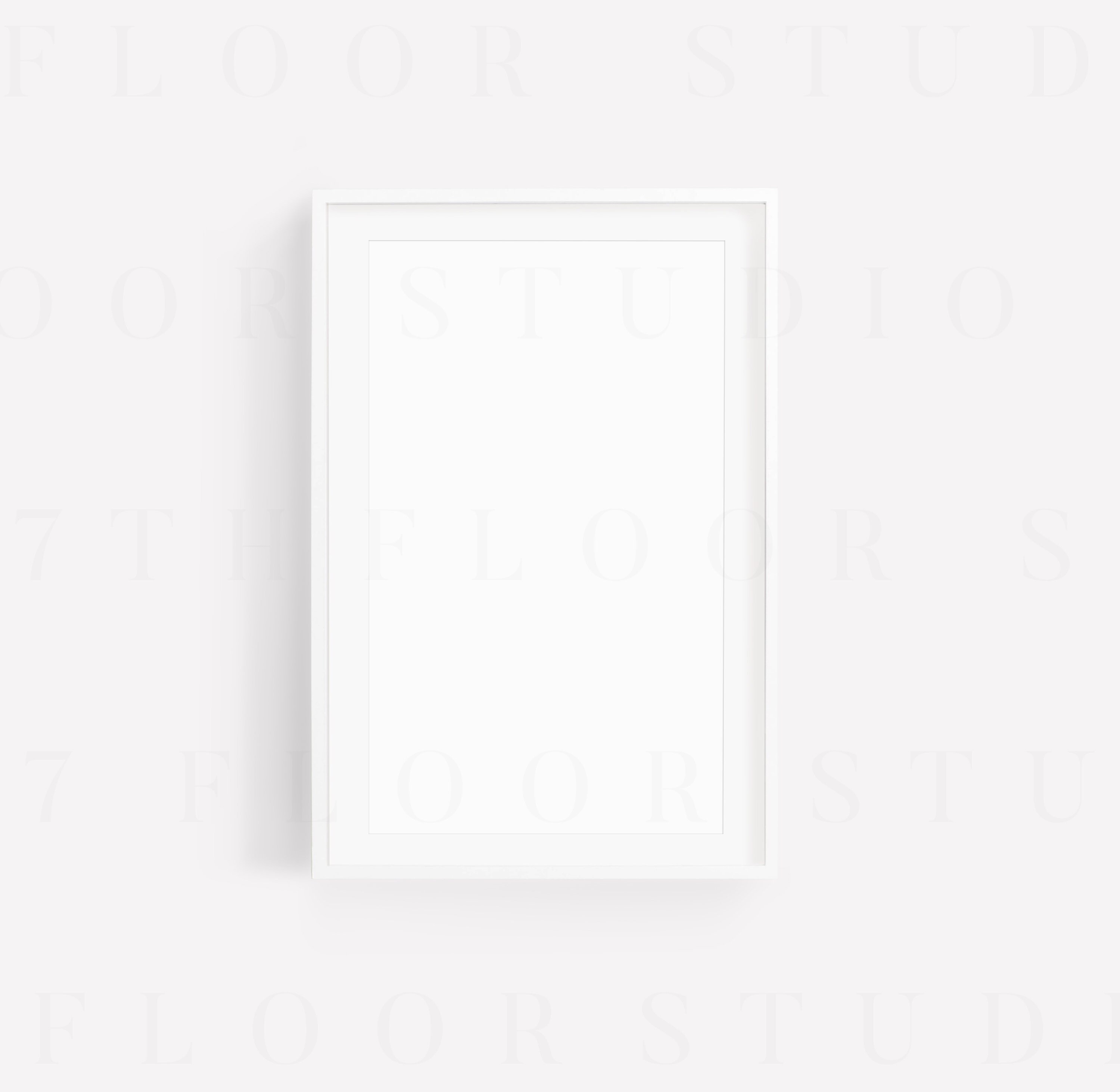 White Frame Mockup Frame Mock Up Poster Mockup Psd Etsy