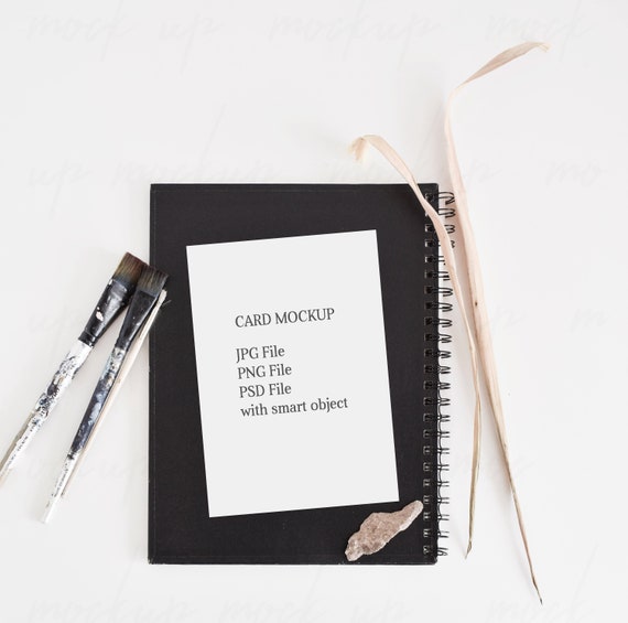 Mockup Card Blank Greeting Cards Stock Photography Card Etsy