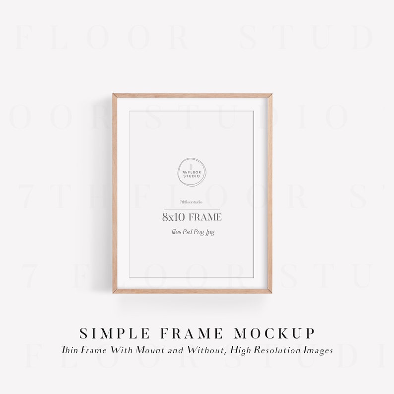 Mockup Frame, 8x10 Frame Mockup, Minimalist Frame Mockup, Picture Frame Mockup, Styled Stock Photo, Digital Mockup,8x10 Mockup image 5