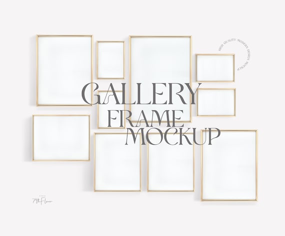 Gallery Wall Mockup, Gold Frame Mockup,  8x10 Frame Mockup, Mockup Frame, Gold Frame Mock Up, Styled Frame Mockup, Mockups,