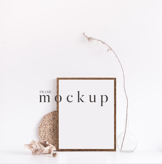 8x10 Frame Mockup Frame Mock Up Clean Frame Mockup Mockups Etsy