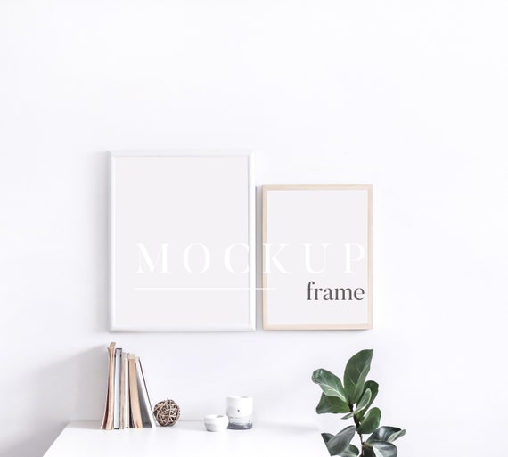 Frame Mockup 8x10 White Frame Mockup Wood Frame Mockup Etsy