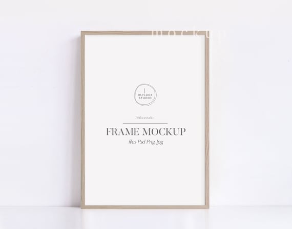 Frame Mockup A4, Wooden Frame Mockup, Poster Mockup, Frame Mock Up, Digital Frame, Minimalist, Mockup psd, A4 Frame Mockup, Mockup Frame