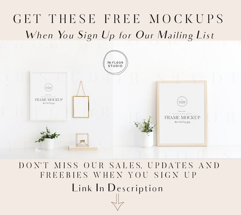 Mockup Frame, 8x10 Frame Mockup, Minimalist Frame Mockup, Picture Frame Mockup, Styled Stock Photo, Digital Mockup,8x10 Mockup image 2