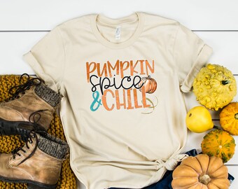 Camisa Pumpkin Spice - Camisa de outono - Camisa de Ação de Graças - Camisas para o outono