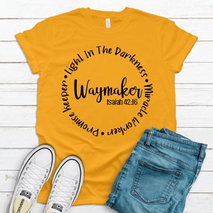 Waymaker Shirt Promise Keeper Tshirt Light in the Darkness Tshirt