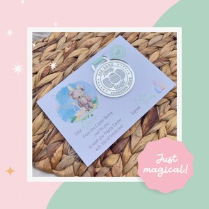 Easter Bunny Medal, egg hunt champion prize, best egg hunter award