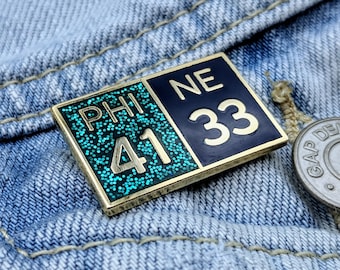 Super Bowl LII Score - Hard Enamel Lapel Pin | Philadelphia Eagles Superbowl LII