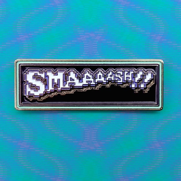 EarthBound SMAAAASH! - Glow-In-The-Dark - Soft Enamel Pin | Video Game Accessory