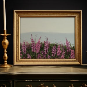 Fireweed Art, Wildflower Painting, Pink Flowers Alaska Fine Art Print