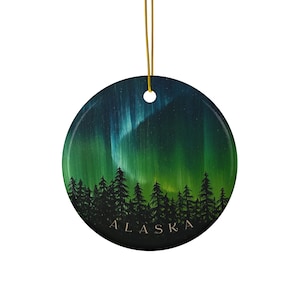 Zorza Polarna Alaska Aurora Borealis Ornament