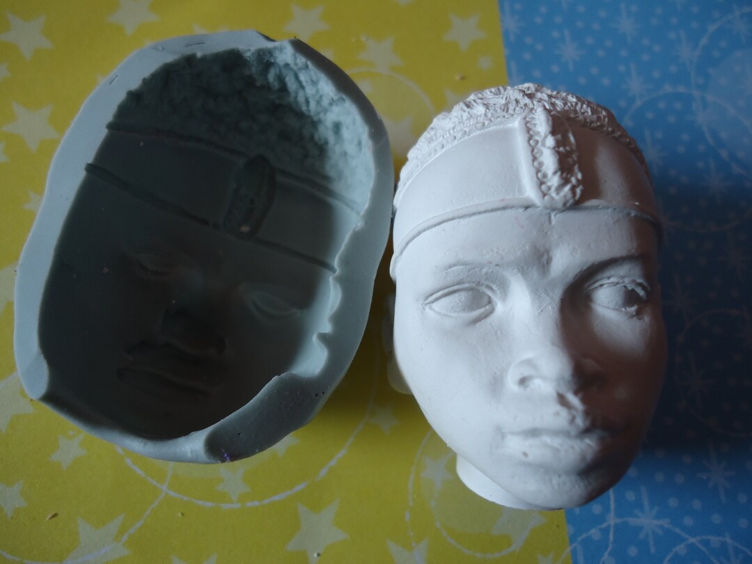 Silicone Mold Face of African Man Maasai for Fimo Wepam Clay;;clay - Etsy