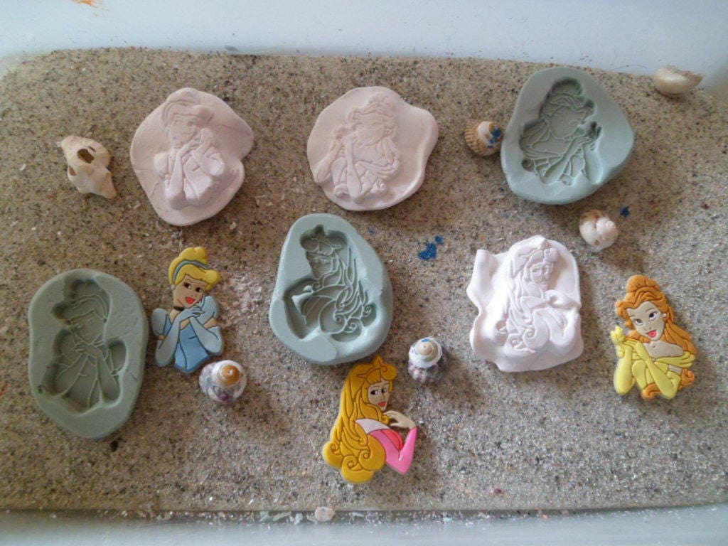 Silicone Molds Princesses Disney For Fimo Wepam Etsy Silicone Molds Princesses Disney For Fimo Wepam Etsy