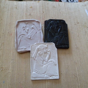 Ägyptische Papyrus-Silikonform für Fimo-Wepam; Ton