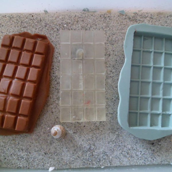 moule silicone  tablette de chocolat gm  pour  wepam fimo