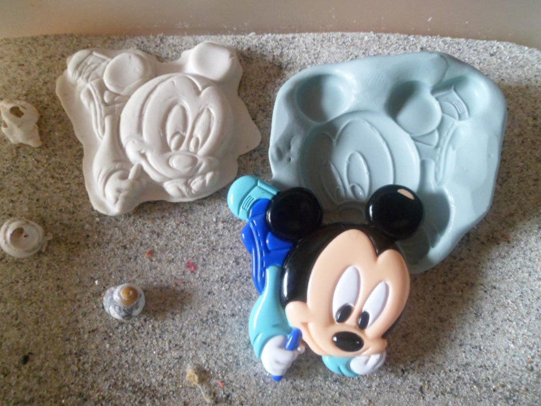 Mickey Mouse Silicone Mold for Fimo Wepam Clay - Etsy
