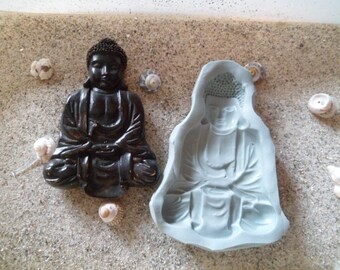 silicone mold buddha for fimo clay wepam;;clay