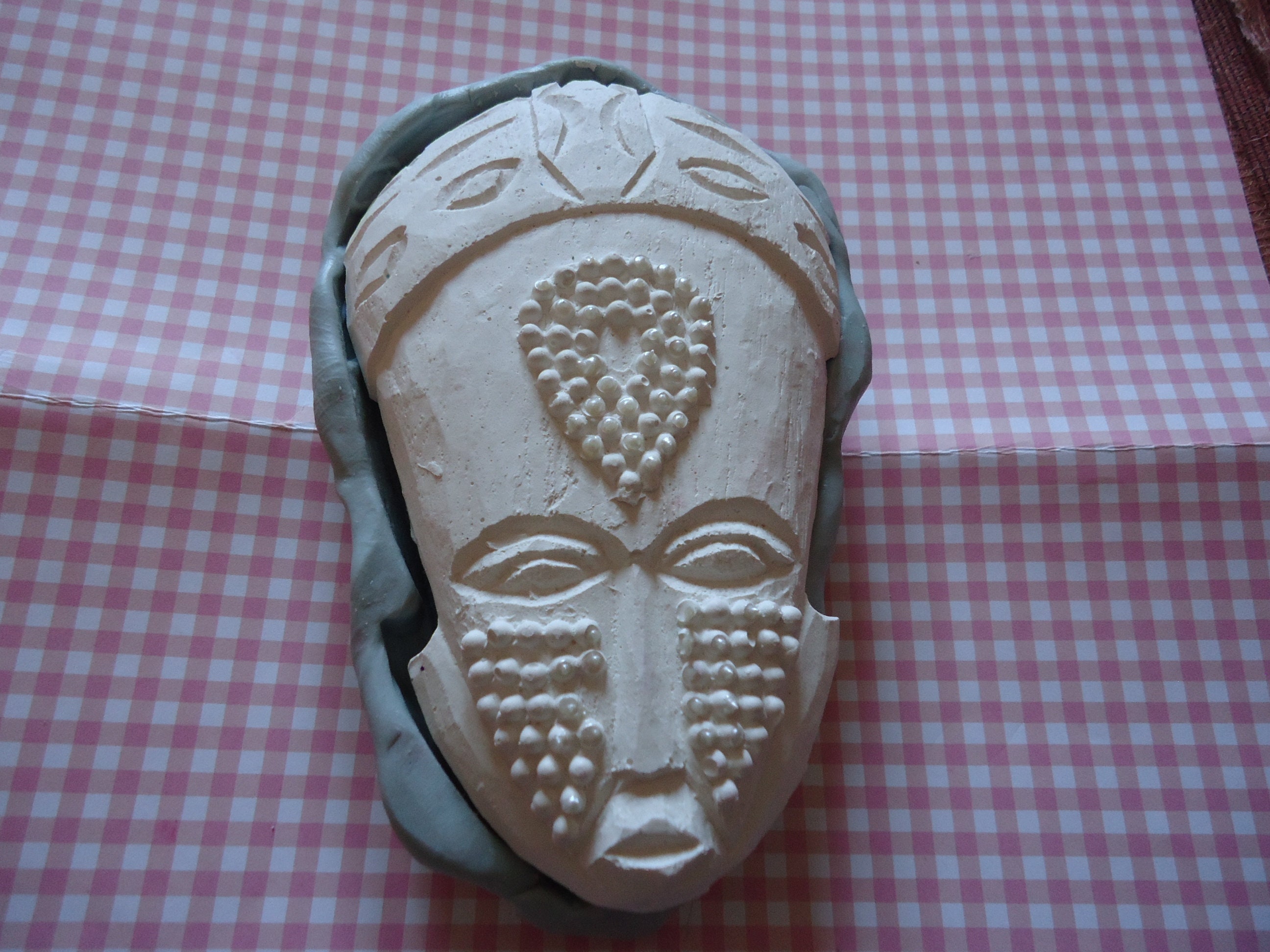 Large African silicone mask mold for fimo clay wepam Etsy