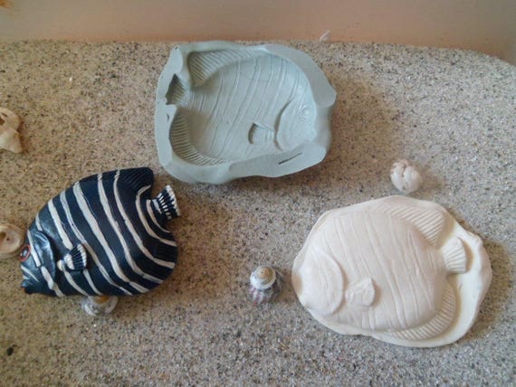 1 Moule En Silicone Poisson, Moule À Argile En Résine Pour Poisson En