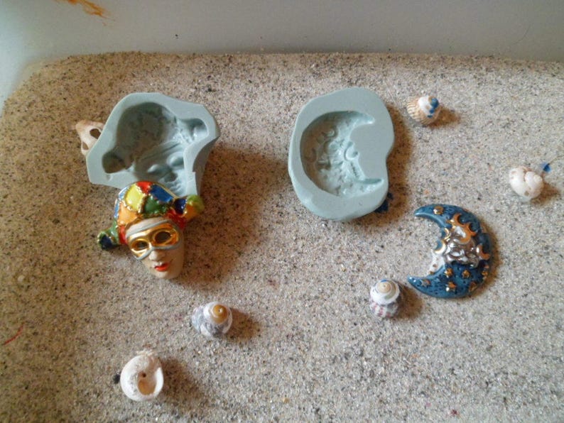 silicone molds masks Venetian small models for fimo wepam