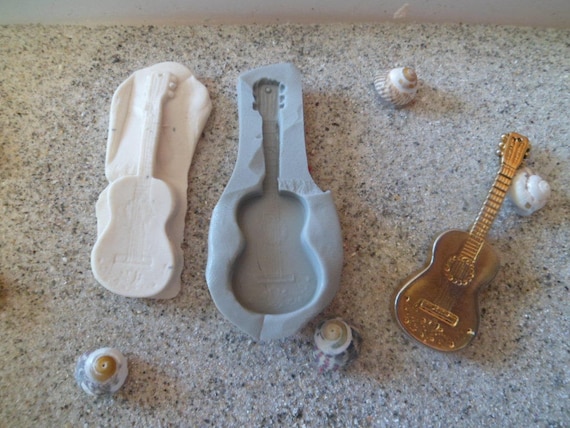 Moule Silicone Guitare Pour Fimo Wepam Etsy