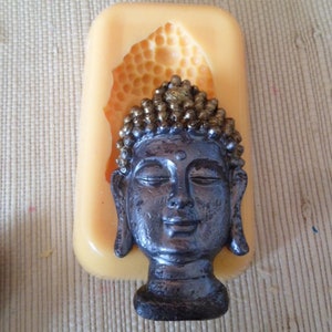 Buddha bust silicone mold for plaster resin casting