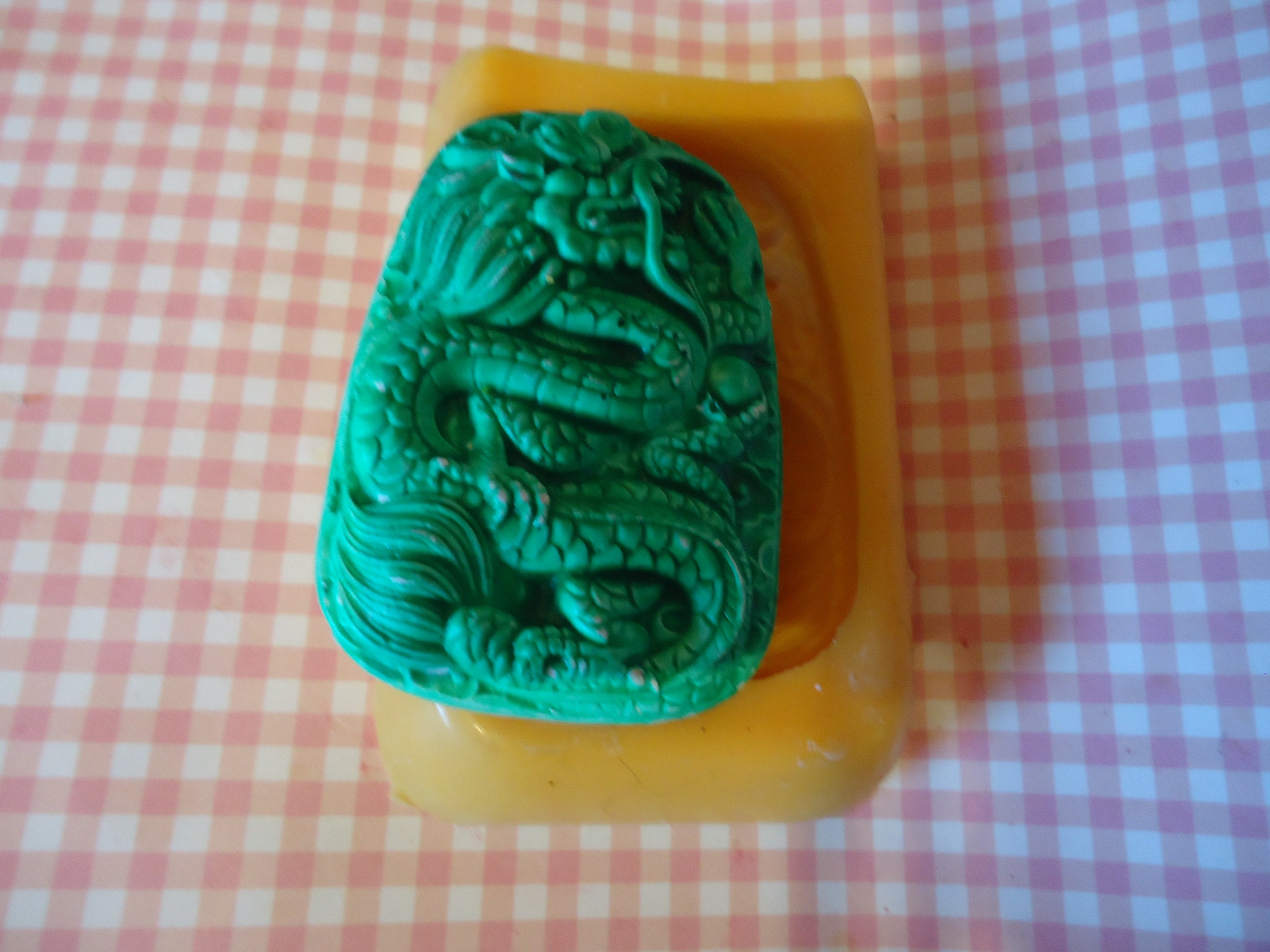 Moule En Résine Forme Dragon - Pour Bougie, Plâtre, Savon, Cire D'abeille