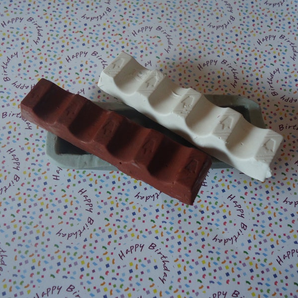 moule silicone barre chocolat   pour argile fimo wepam