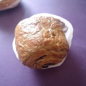 silicone mold pain au chocolat or chocolatine for fimo clay wepam exact reproduction;;clay
