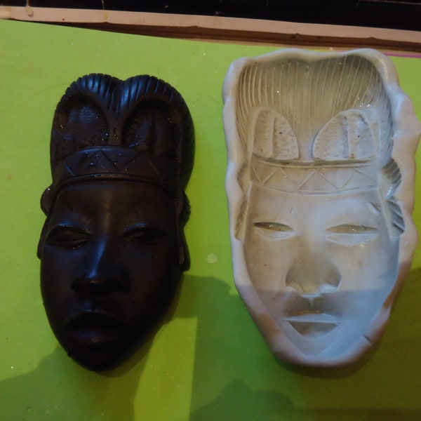 moule silicone masque africain gm pour fimo wepam argile