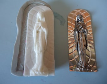 moule silicone la vierge marie pour fimo argile wepam