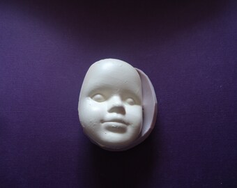 doll face silicone mold for wepam fimo clay