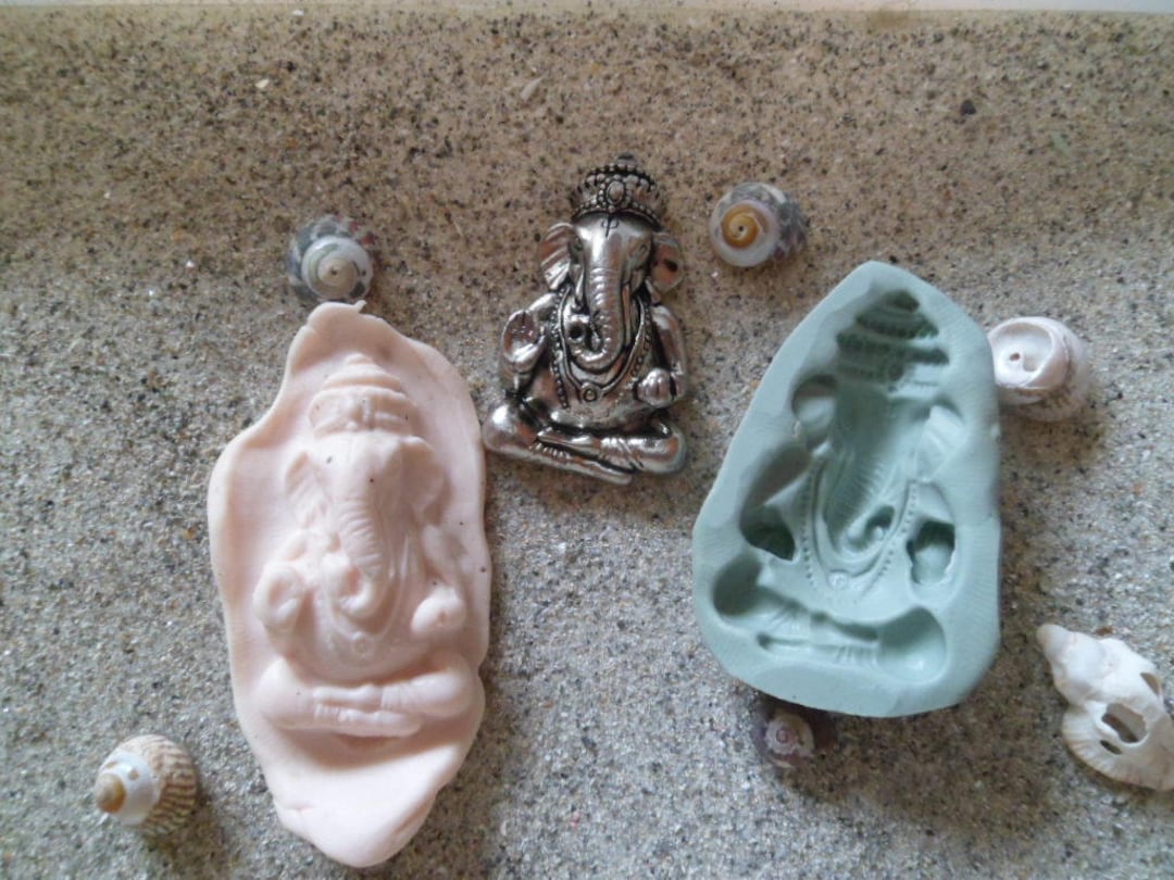 Buddha God Ganesh Silicone Mold for Fimo Wepam Etsy
