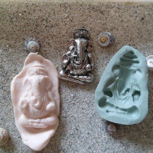 buddha god ganesh silicone mold for fimo wepam