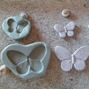 butterfly silicone molds 2 sizes for fimo wepam